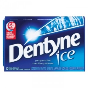 Gomme Dentyne Ice Menthe Poivrée 
